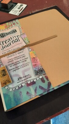 Dylusions 8x8 Kraft cover Journal  #preorder 