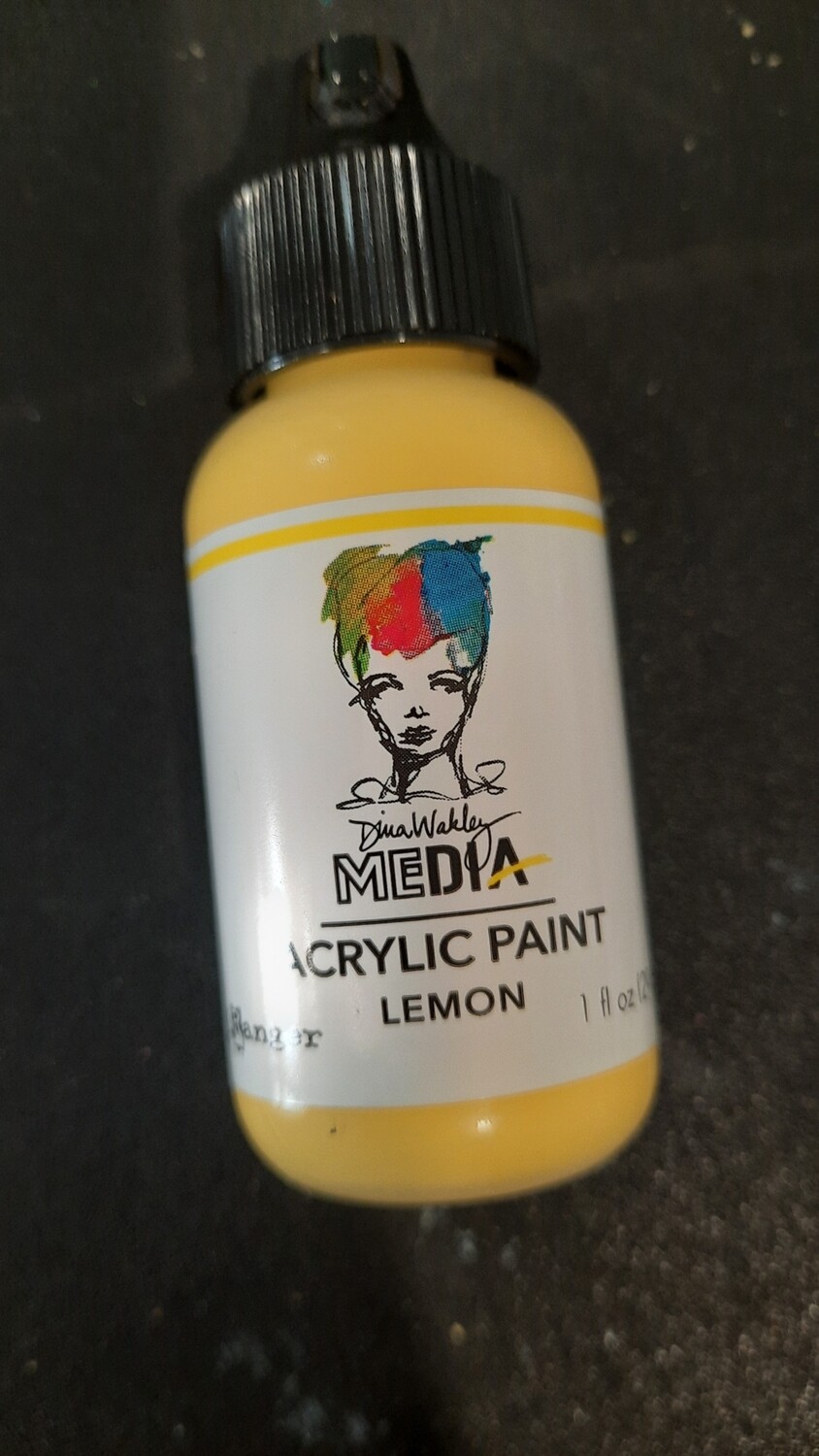 Dina Wakely Acrylic paints lemon