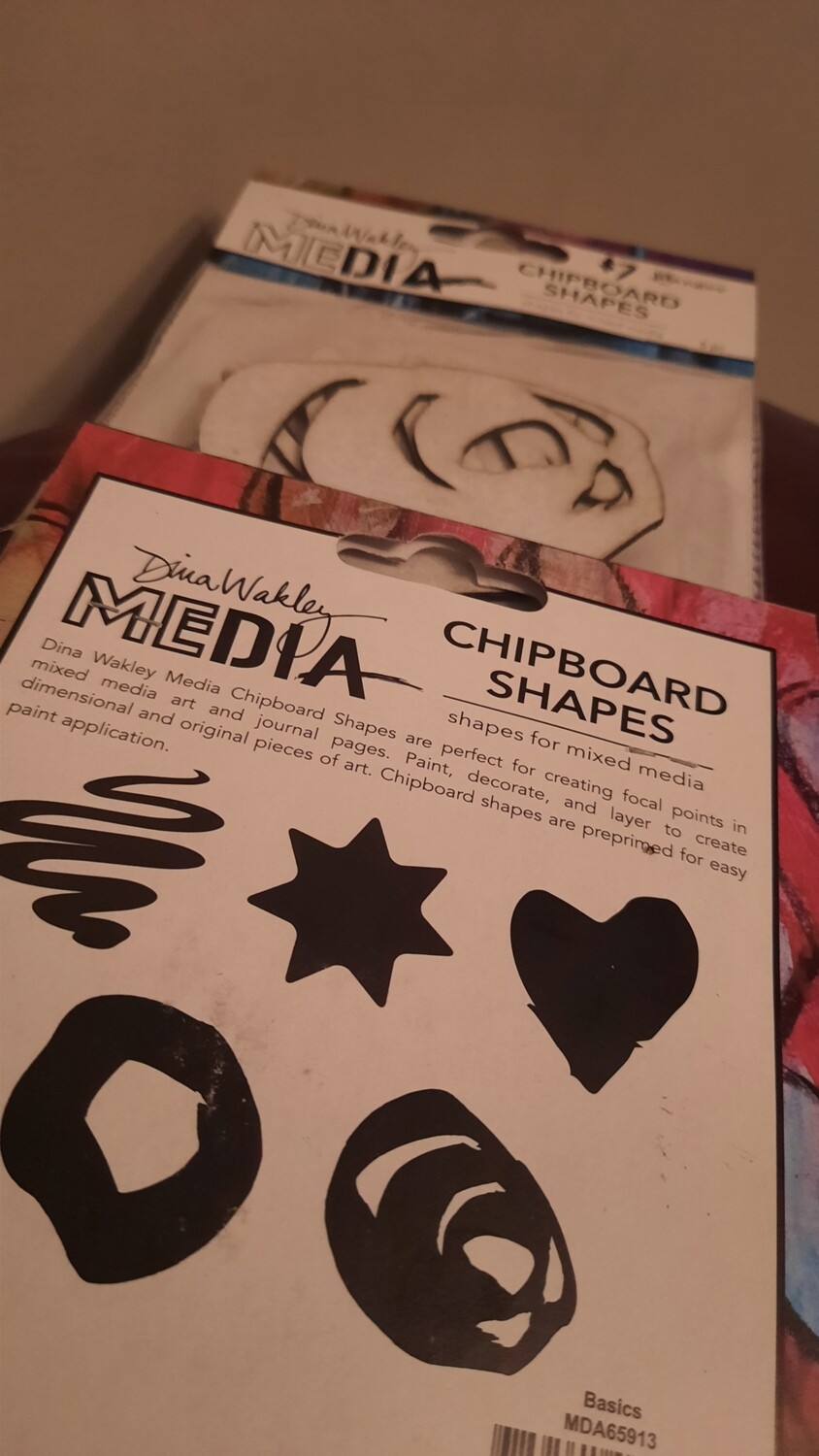 Dina Wakley chipboard shapes basics