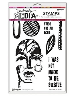 Dina Wakley Stamp Not so subtle  preorder