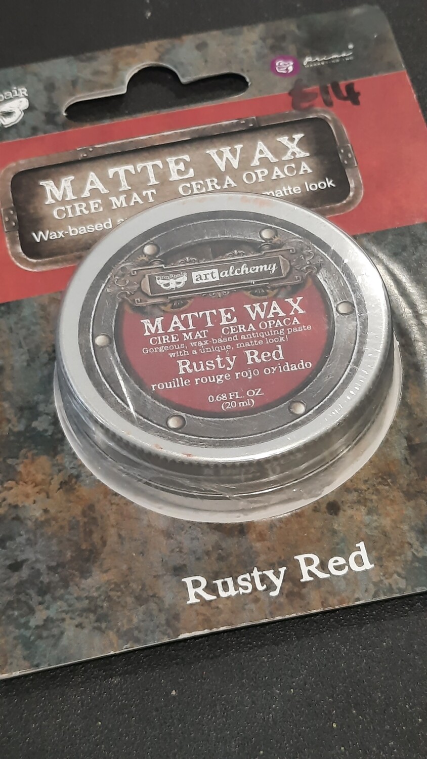 Finnabair Matte Wax Rusty Red