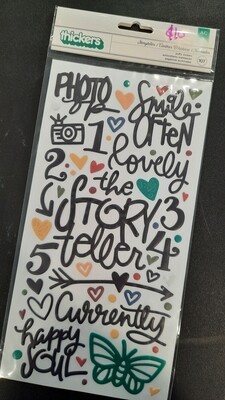 Vicki Boutin Storyteller puffy Stickers