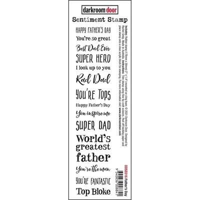 Father's day sentiment stamp