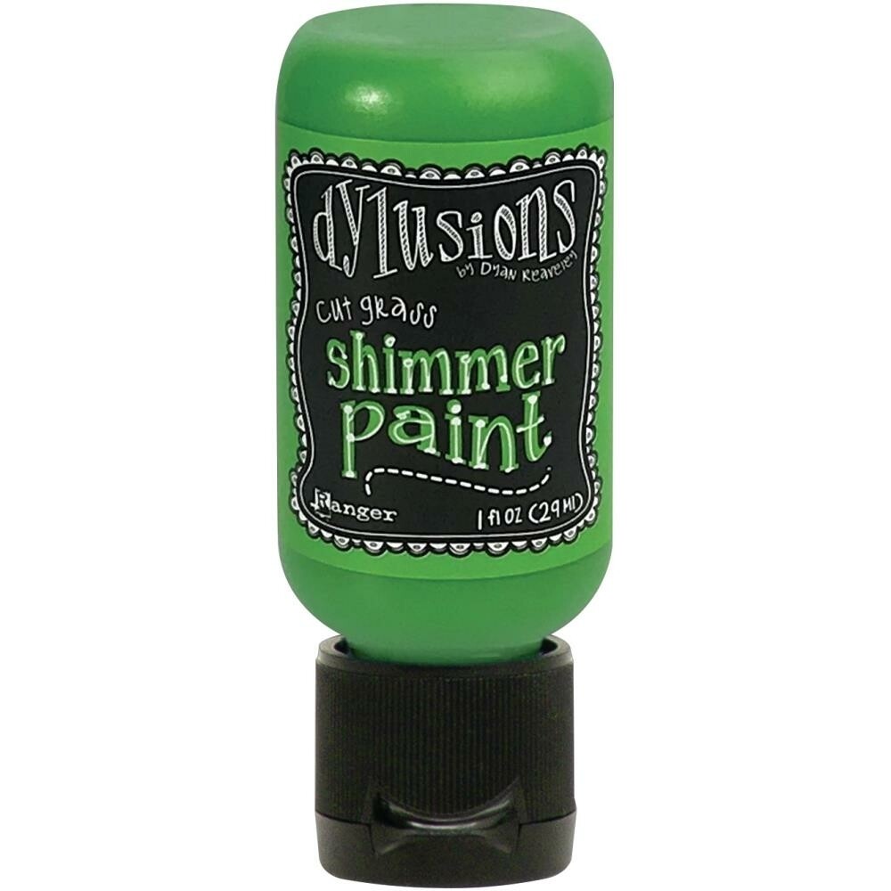 Dylusions Cut Grass Shimmer Paint 