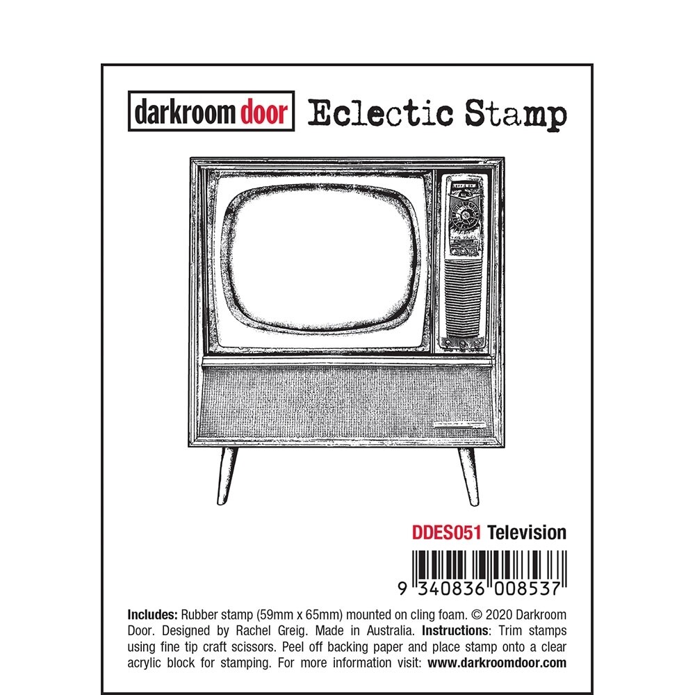 DDES051 Television Eclectic Stamp