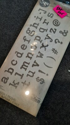 Bigz typo lower case die