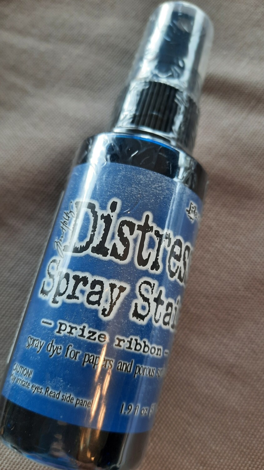 Prize Ribbon distress spray stain