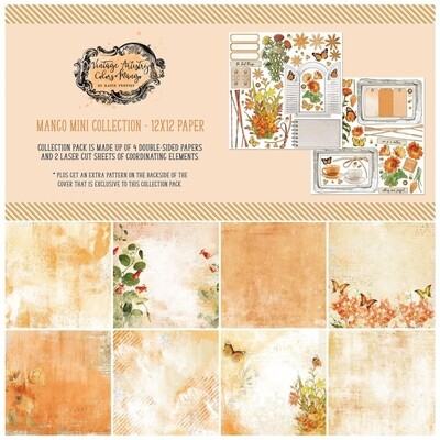 Vintage Artistry Mango 12x12 collection pack 
