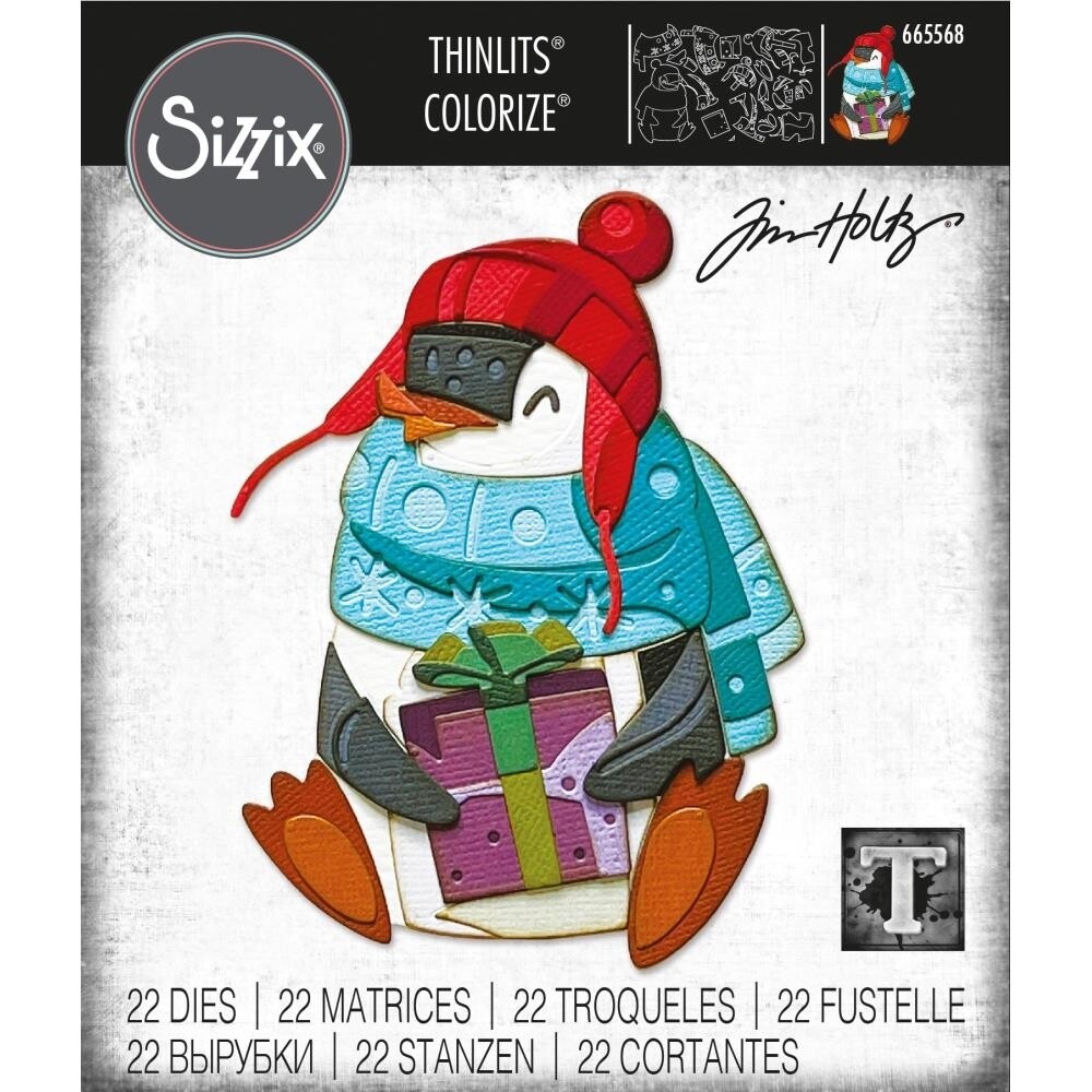 Sizzix Thinlits Dies By Tim Holtz  Eugene Colorize  #preorder