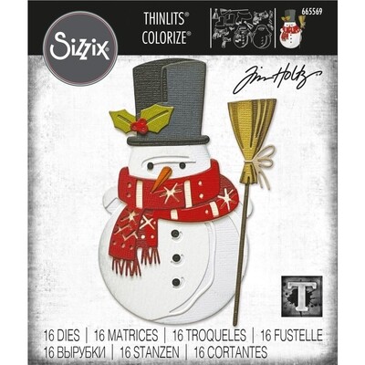 Sizzix Thinlits Dies By Tim Holtz  Winston Colorize #preorder 