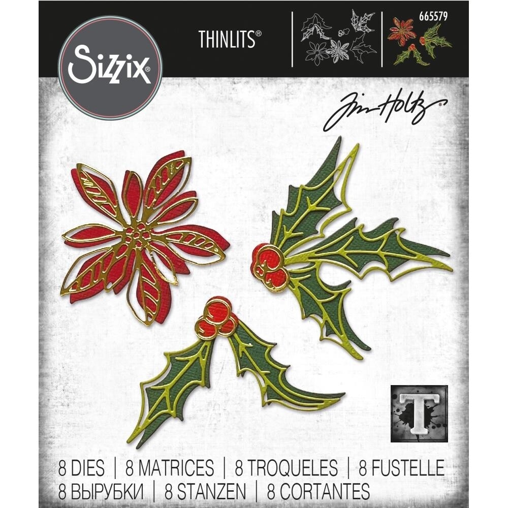 Sizzix Thinlits Dies By Tim Holtz  Seasonal Sketch #preorder 