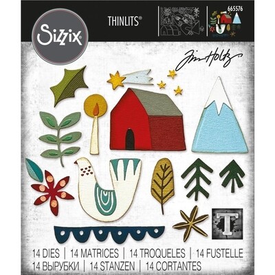 Sizzix Thinlits Dies By Tim Holtz  Funky Nordic #preorder 