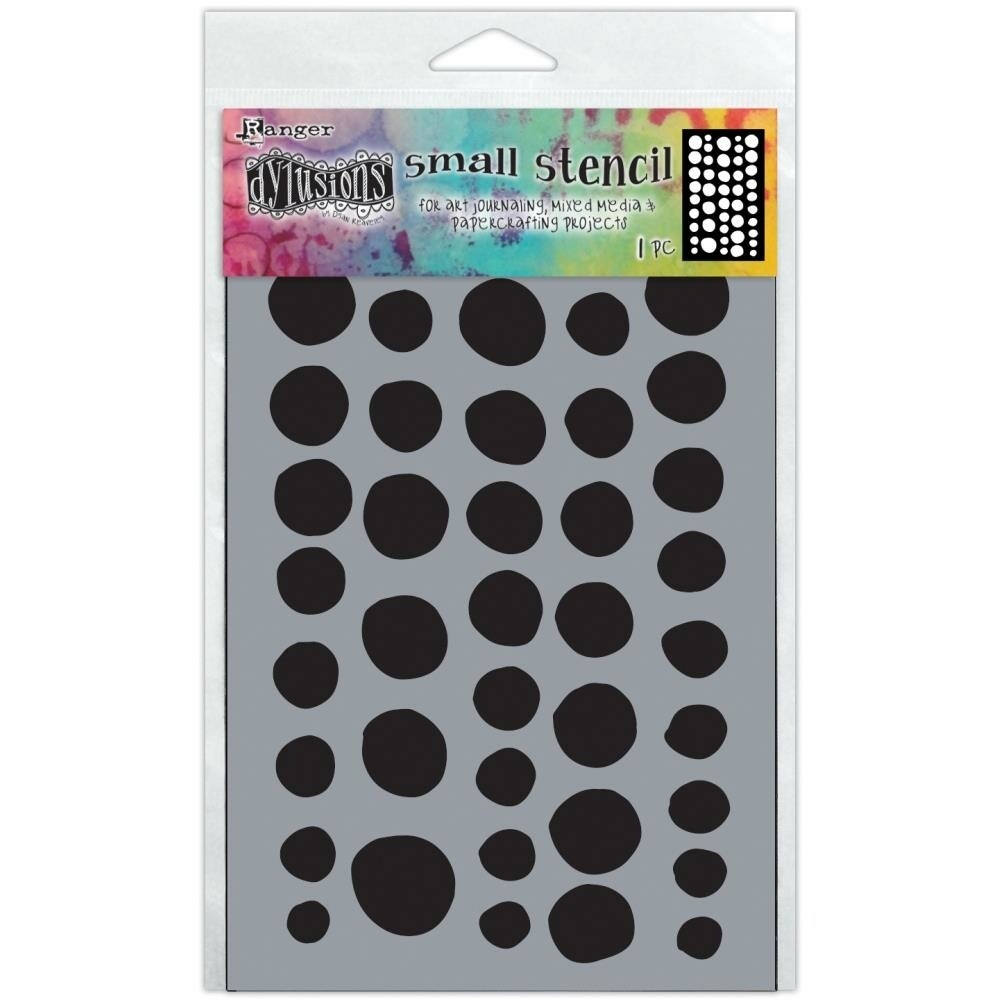 Dylusions Coins small stencil 