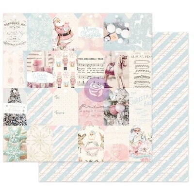 Prima Christmas Sparkle 12x12 Paper Christmas Sweet