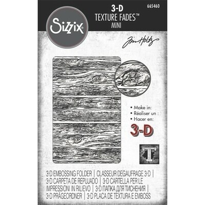 Sizzix Lumber Mini 3D folder  