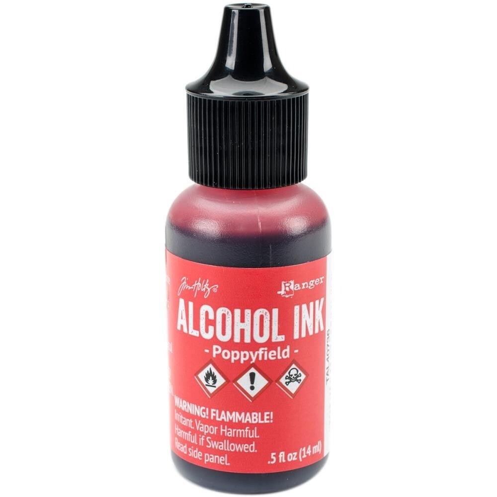 Alcohol Ink Poppyfield 