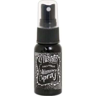 Dylusions Black Marble Shimmer Spray