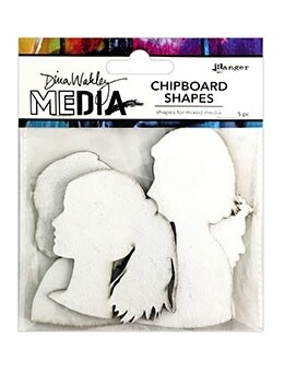Dina Wakley Profiles Chipboard shapes 