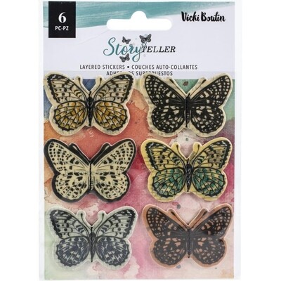 Vicki Boutin Storyteller Butterfly Stickers