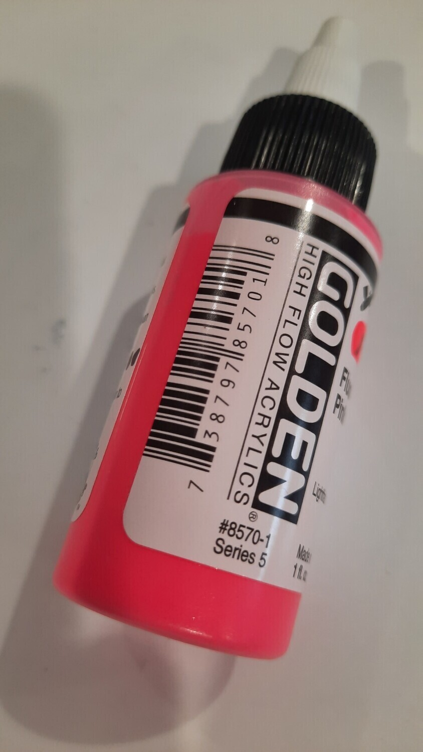 Golden High flow acrylics fluoro pink