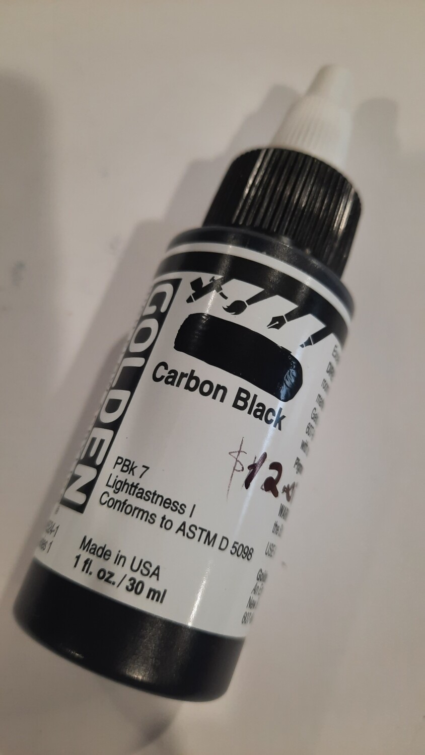 Golden High flow acrylics carbon black