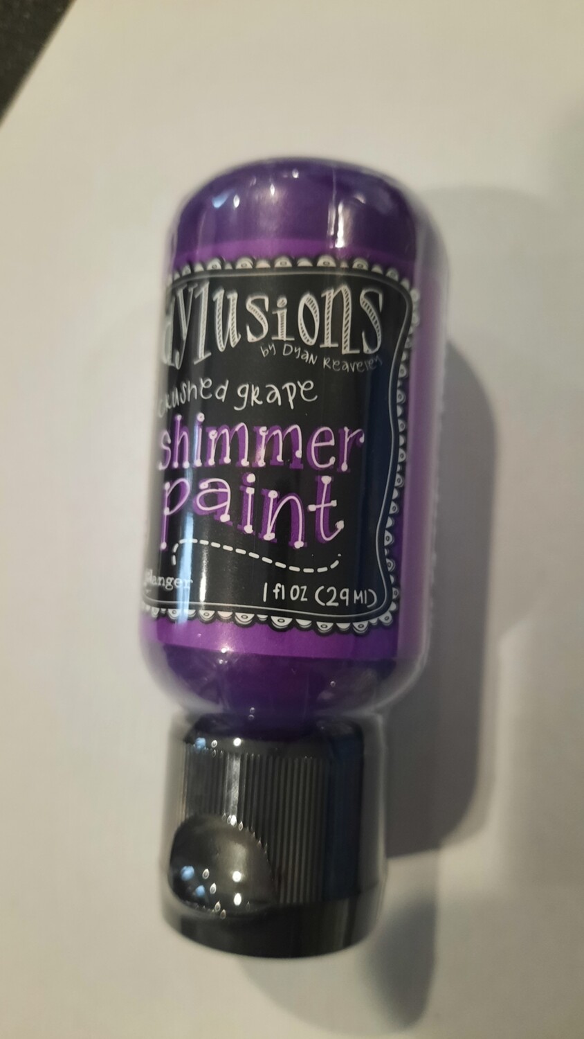 Crushed grape shimmer paint 