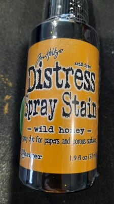 Wild honey distress spray stain