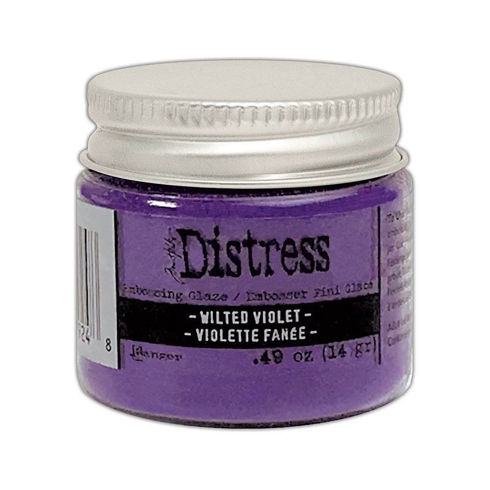 Distress Embossing Glaze Wilted Violet 