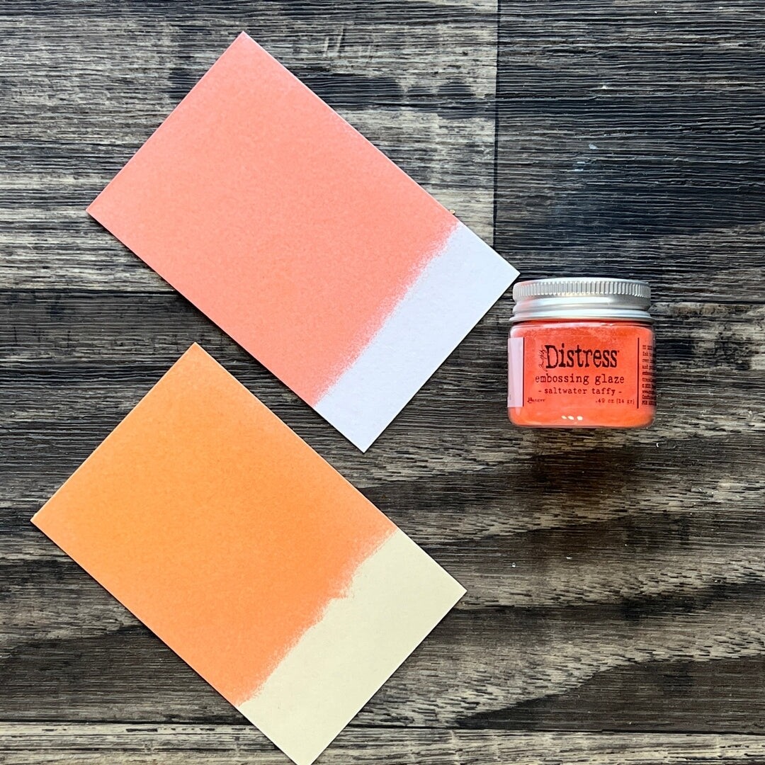 Saltwater taffy embossing glaze 