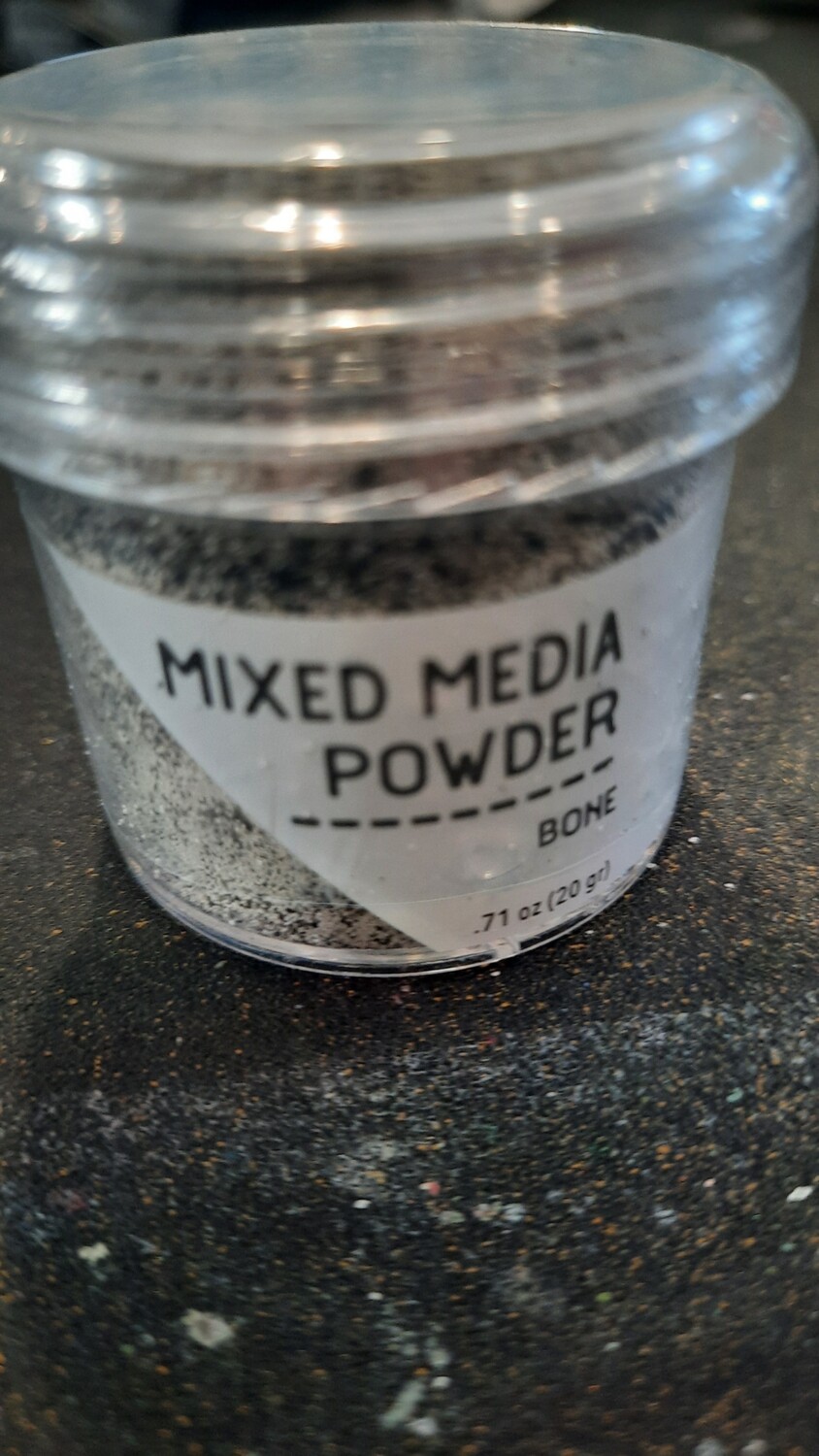 Ranger Bone mixed media embossing powder