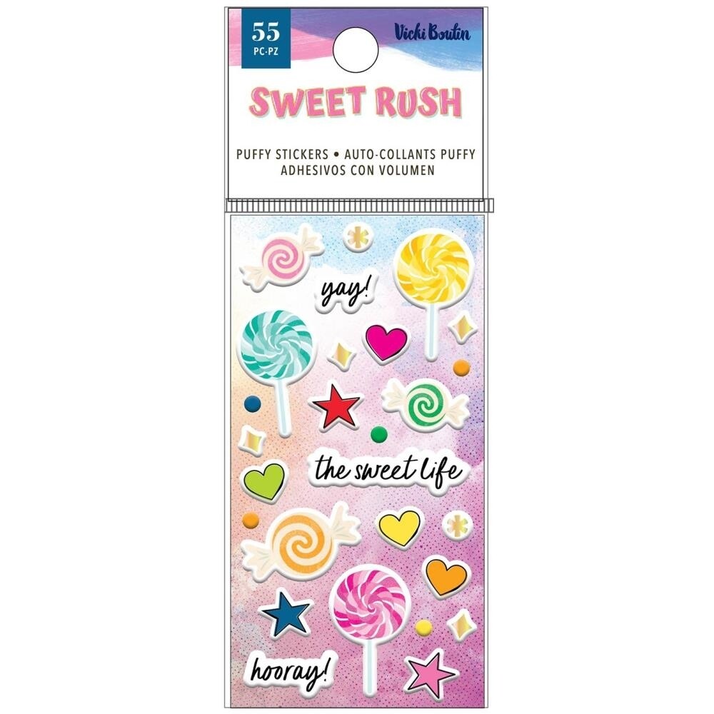 Vicki Boutin Sweet Rush mini Puffy Stickers