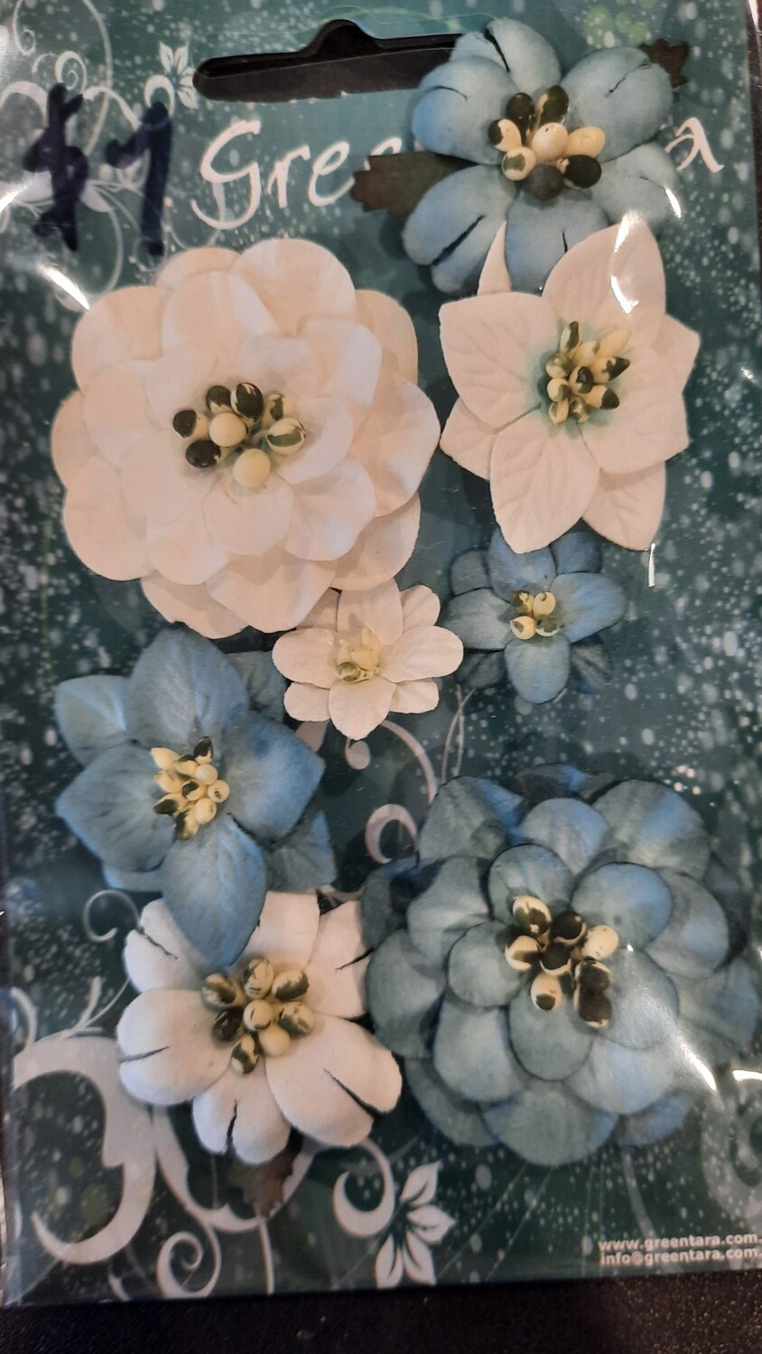Fantasy flowers blue