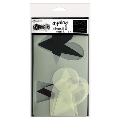 Dylusions Dyalog Stencil Stencil Mask it 