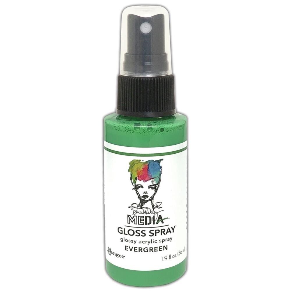 Dina Wakley Gloss spray Evergreen  