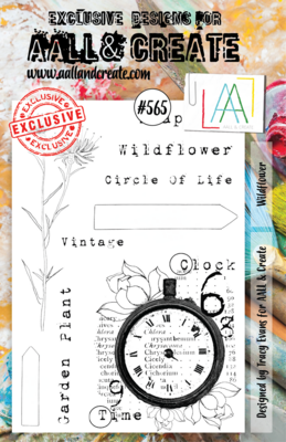 #565 Wildflower A5 stamp