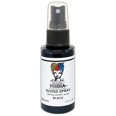 Dina Wakley Black Gloss Spray  