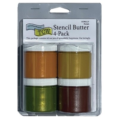 Stencil Butter Set Forest