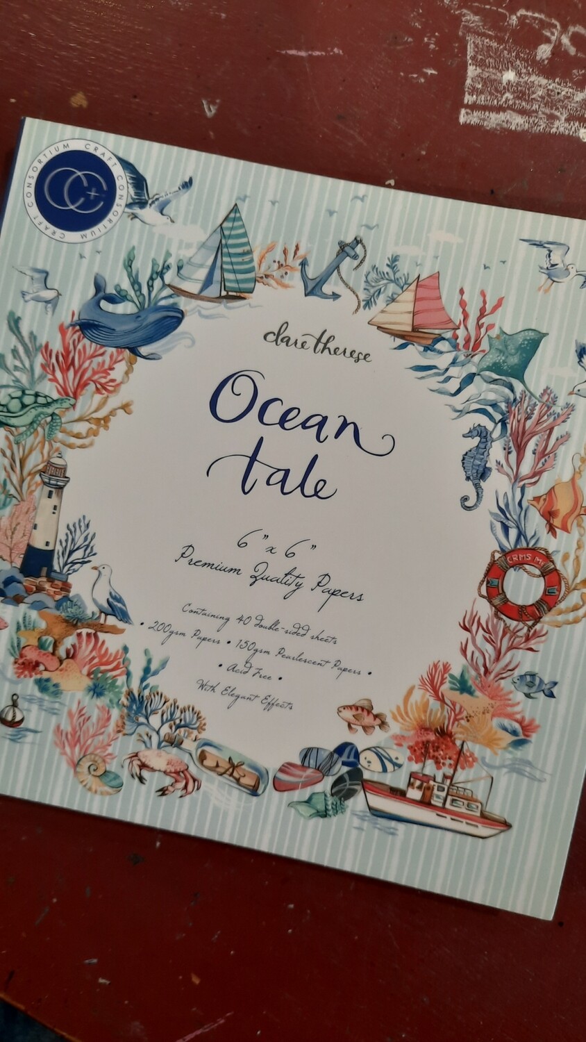 Ocean tale 6x6 pad