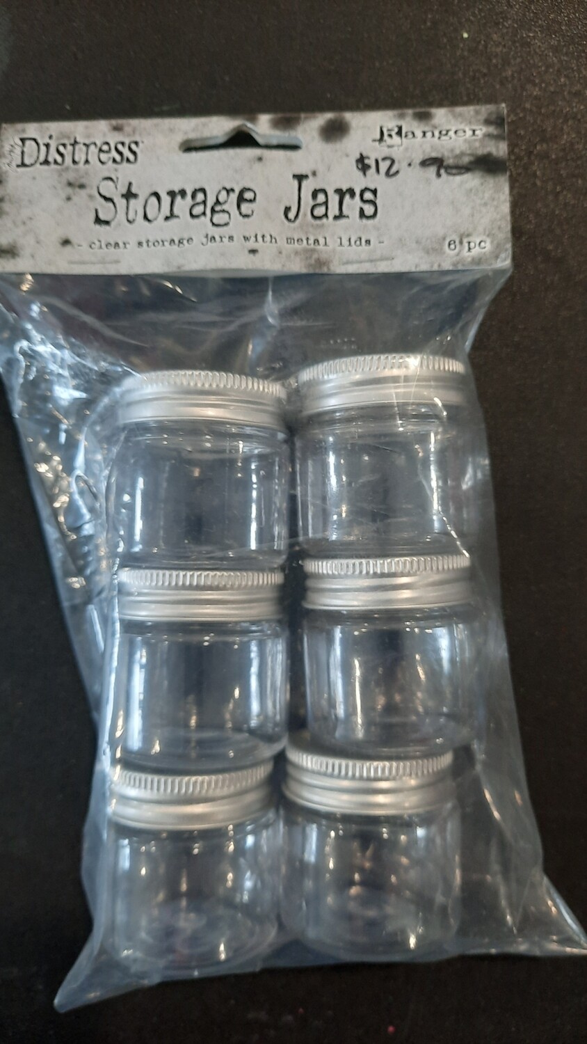 Distress Storage Jars 6 pack