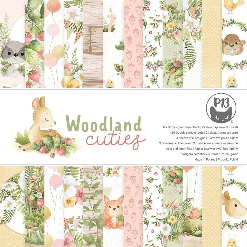 Woodland Cuties 6x6 Pad