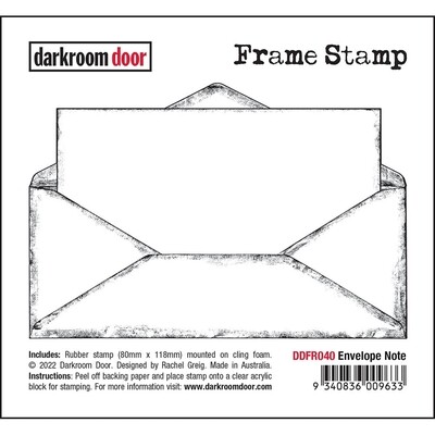 Frame Stamp Envelope Note