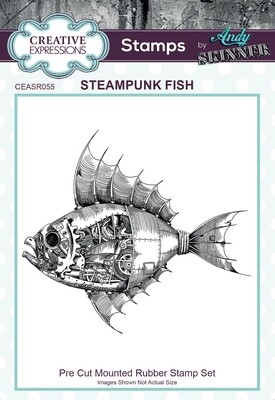 Andy Skinner Stamp Steampunk Fish