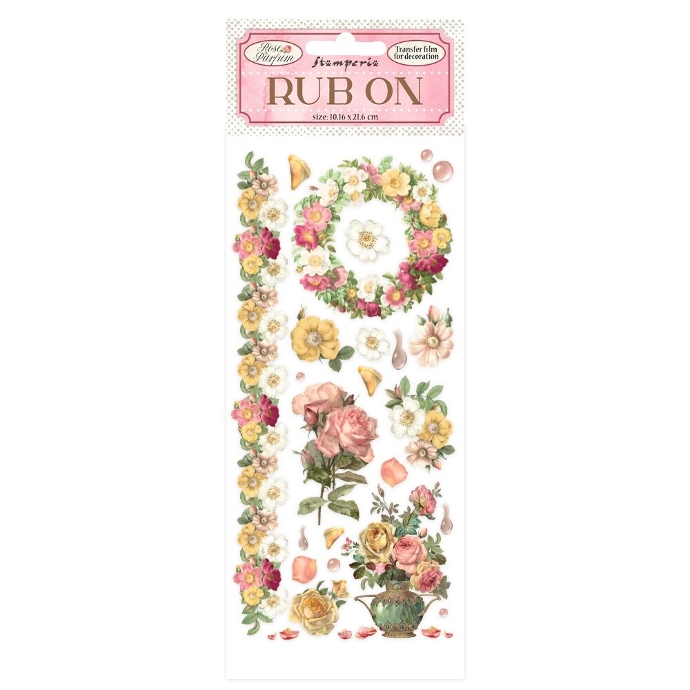 Stamperia Rose Parfum Rubons