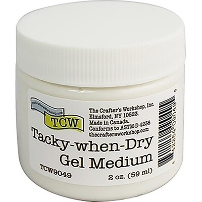 TCW Tacky when dry Gel Medium