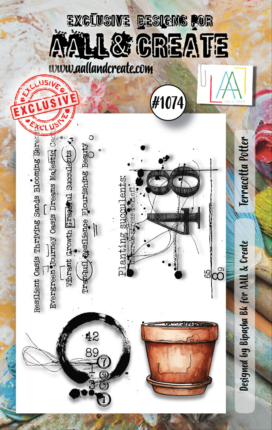 #1074 terracotta potter