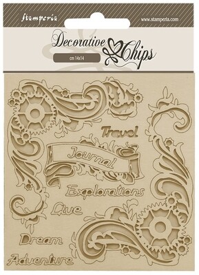 Decorative Chips Travel Journal