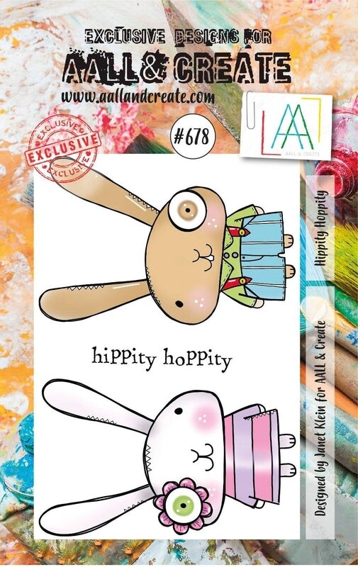 #678 A7 Stamp hippity hoppity