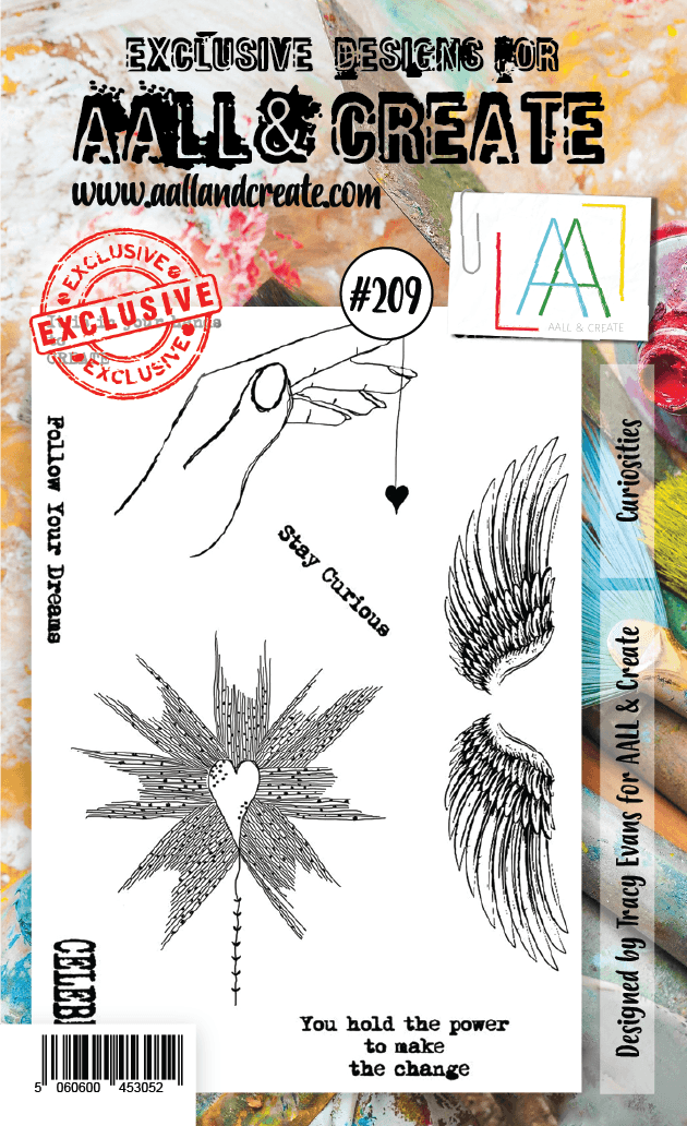 #209 A6 Stamp Set Curiosities