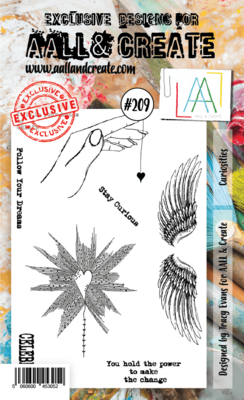 #209 A6 Stamp Set Curiosities