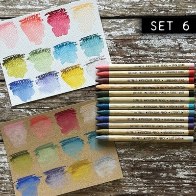 Watercolor Pencils set 6 